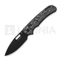 Kizer Cutlery Navaja Outposter Nitro-V, Black Vortex Micarta, Black PVD