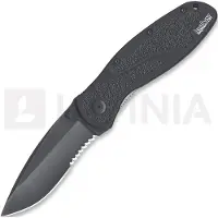 Kershaw Navaja Blur Linerlock A/O Black, hoja dentada