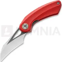 Bestech Bihai - Grey DLC Stonewash + Satin - G10, rojo