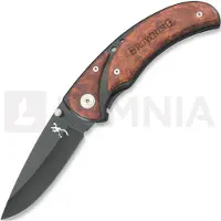 Browning Navaja Framelock Drop Point, Black/Cocobolo