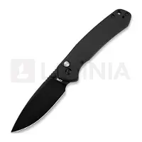 CJRB Navaja Pyrite Button Lock Black Black Blade