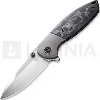We Knife Nitro Mini, Gray Titanium, Marble CF Inlay