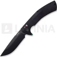 ANV Knives Navaja A400 BB - DLC Black Sleipner - G10, negro