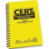 Rite in the rain CERT Field Operators Guide