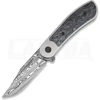 Bestech Navaja Vestige - Damasteel - Black Camo Fat Carbon