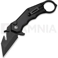 CIVIVI Navaja Amaroq, Black Aluminum, Black Stonewash