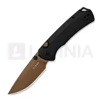 Kizer Cutlery Navaja T1 BD Elmax, Black Aluminum, Sunset Metal PVD & Stonewash