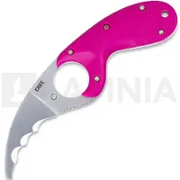 CRKT Cuchillo Bear Claw, combo edge, pink