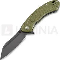 Artisan Cutlery Navaja Immortal Linerlock D2, Green Textured