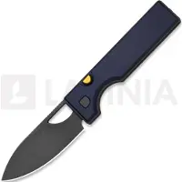 Kizer Cutlery Navaja Little Ringbo AEB-L, Blue Aluminum, Gray Stonewash