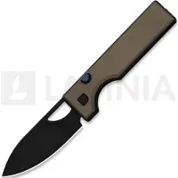 Kizer Cutlery Navaja Little Ringbo AEB-L, Brown Aluminum, Black Stonewash