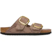 Birkenstock para mujer. 1032891 Sandalias Arizona Big Buckle (Ajuste Estrecho) taupe (38), Plano, Ninguno, Casual, outlet 2026.