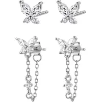 Hey Happiness Pendientes plata