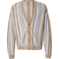 Drykorn Cárdigan 'ELDARO' beige / azul claro / marrón claro / blanco