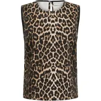 Kaffe Top 'KAJessica' beige / negro