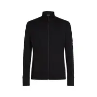 Icebreaker - Forros polares - M Merino 260 Quantum LS Zip Black de Lana - Talla M - Negro