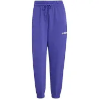 Adidas Pantalón deportivo 'ESSENTIALS LINEAR FRENCH TERRY CUFFED' azul violaceo / blanco
