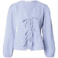 Hailys Blusa 'Lo44rana' azul claro / blanco