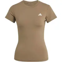 Adidas - Women's Primelift Essentials Workout Contour Tee - Camiseta funcional size XL, beige