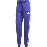 Adidas Pantalón deportivo 'ESSENTIALS 3-STRIPES FLEECE SLIM' azul violaceo / blanco