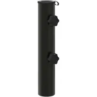 vidaXL Tubo para base de sombrilla, 0.6 kg, color , hierro, para postes de 40-50 mm