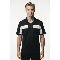 Puma Camiseta funcional 'TeamClassic' negro / blanco
