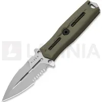 Kizer Cutlery Cuchillo de rescate NORCROSS, OD Green G-10, Stonewashed