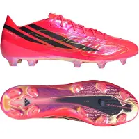 Adidas adidasBota de fútbol F50 Hyperfast EVO para césped natural seco 47 1/3 Solar Turbo / Core Black / Gold Metallic Unisex