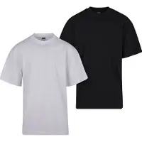 Urban Classics Camiseta negro / blanco