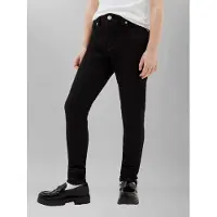 Calvin Klein Girls Skinny Washed Black Jean Washed Black Talla: 10 | Vaqueros Outlet | Unisex | Negro