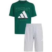 Adidas adidasCONJUNTO CAMISETA MINECRAFT 116 Collegiate Green Niño