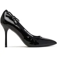 Karl Lagerfeld Zapatos con plataforma negro / blanco
