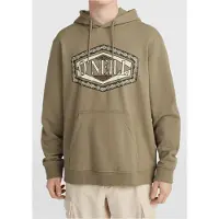 O'Neill Front Print Hoodie Concrete Talla: XXL | Sudaderas con Capucha Outlet | Hombre | Gris