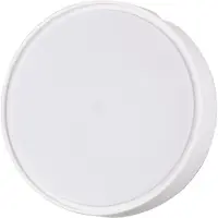 FABAS LUCE Lámpara de techo LED Hatton de 27W, 3000K, color blanco, fabricada en policarbonato, con protección IP65. Diámetro: 31 cm. Diseño moderno y eficiencia energética. Código: 3206-65-102