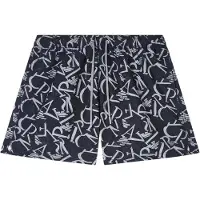Emporio Armani para hombre. EM000583_AF20440 Bañador Allover negro (XXL), Beachwear, Poliéster, outlet 2026.