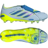Adidas adidasBota de fútbol con lengüeta plegable Predator Elite césped artificial 42 2/3 Crystal Sky / Ray Blue / Team Solar Yellow 2 Unisex