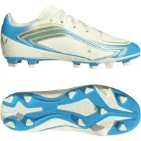 Adidas adidasBota de fútbol F50 MESSI CLUB césped natural seco y multisuperficie 34 Ivory / Semi Blue Burst / Icey Blue Niño