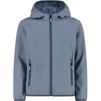 CMP - Girl's Jacket Fix Hood Jacquard Knitted - Forro polar size 152, gris
