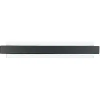 FABAS LUCE Aplique LED Regolo con frente metálico negro