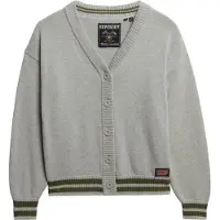 Superdry para mujer. W6110642A Jersey Slouchy gris (L), Casual, Algodón, outlet 2026.