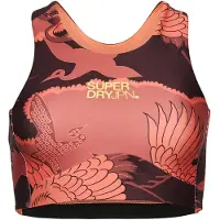 Superdry para mujer. WS311591A Sujetador Core Active naranja, lila (38), Deportivo, Multideporte, Poliéster Reciclado, Sostenible,