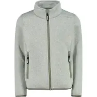 CMP - Girl's Jacket Jacquard Knitted - Forro polar size 140, gris