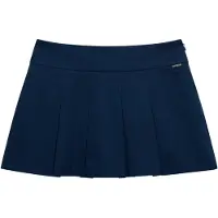 Superdry para mujer. W7210419A Falda pantalón Pleated azul marino (S), Casual, Poliéster, outlet 2026.