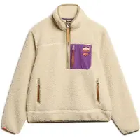 Superdry Sudadera Con Media Cremallera Vintage Retro