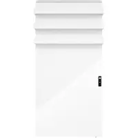 Quality Heating Panel infrarrojo para calefacción - Blanco - 1200 vatios, para montaje en pared, con soportes para toallas