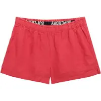 Superdry para mujer. W7110450A Short Lino rojo (S), Casual, outlet 2026.