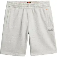 Superdry para hombre. M7110427A Pantalón corto de punto con logotipo Essential gris (XXL), Casual, Algodón, outlet 2026.