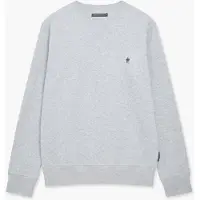 French Connection Fc Crew Lgt Grey Mel/marine Talla: XXL | Jerséis Outlet | Hombre | Gris