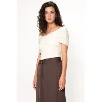 VIVEH Giada Top Coconut Milk Talla: 40 | Blusas Outlet | Mujer
