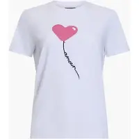 French Connection Balloon Amour White/pink Talla: XL | Camisetas de Seda Outlet | Mujer | Blanco